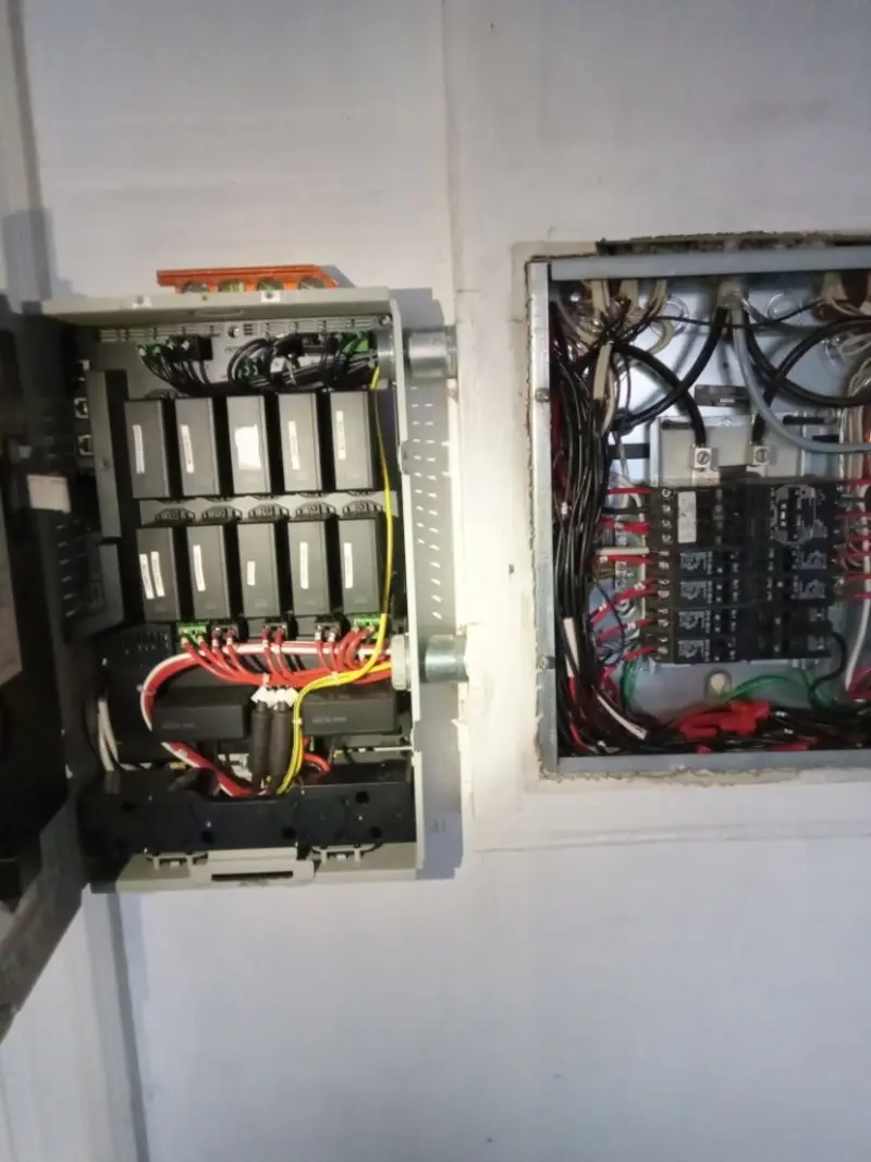 Electrical panel upgrade completed for Indoor Lighting Installation in Franklin Park